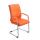 XL Besucherstuhl HLO-CP96 ~ orange