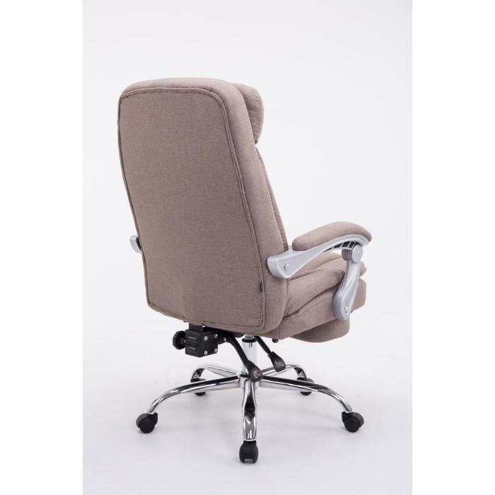 XL Brostuhl HLO-CP97 Stoff ~ taupe