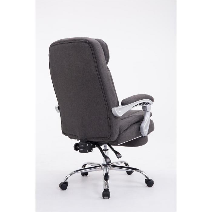 XL Brostuhl HLO-CP97 Stoff ~ dunkelgrau