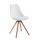 Besucherstuhl HLO-CP50 Drehbar Natura Rund ~ wei