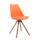 Besucherstuhl HLO-CP50 Drehbar Natura Rund ~ orange Besucherstuhl HLO-CP50 Drehbar Natura Rund ~ orange