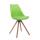 Besucherstuhl HLO-CP50 Drehbar Natura Rund ~ grn