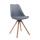 Besucherstuhl HLO-CP50 Drehbar Natura Rund ~ grau