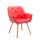 Besucherstuhl HLO-CP15 natura ~ rot Besucherstuhl HLO-CP15 natura ~ rot