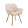 Besucherstuhl HLO-CP15 natura ~ creme