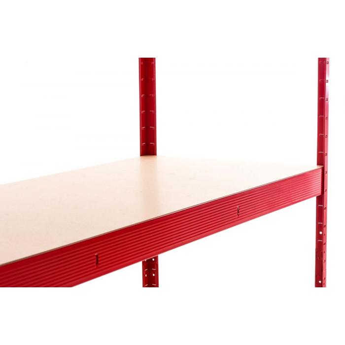 Steckregal HLO-CP124 160x60x180cm ~ rot