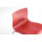 Barhocker HLO-CP20 Chrom 4-Fu Gestell ~ rot