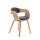 Besucherstuhl HLO-CP16 Stoff ~ natura/blau Besucherstuhl HLO-CP16 Stoff ~ natura/blau