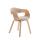 Besucherstuhl HLO-CP16 Stoff ~ natura/creme