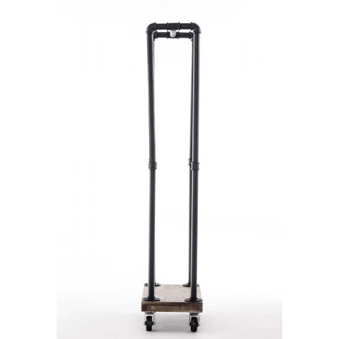 Kaminholzständer HLO-CP113 30x60x150 ~ schwarz