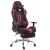 Racing Brostuhl HLO-CP93 Stoff mit Fuablage ~ schwarz/rot