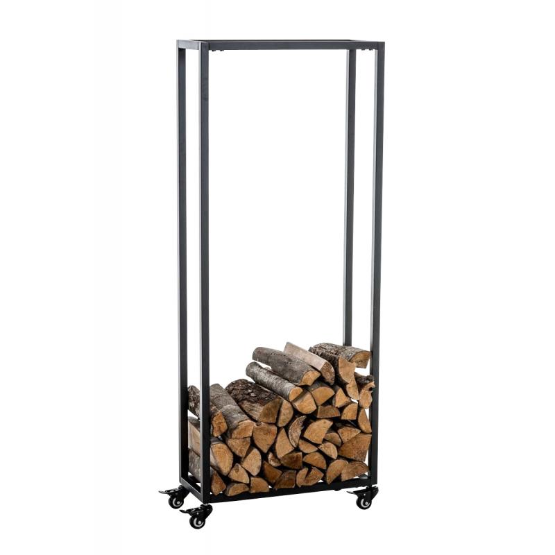 Kaminholzstnder HLO-CP24 25x60x100 cm ~ schwarz
