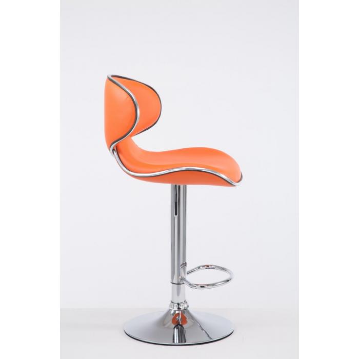 Barhocker HLO-CP29 V2 chrom ~ orange