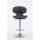 Barhocker HLO-CP29 V2 Stoff chrom ~ dunkelgrau