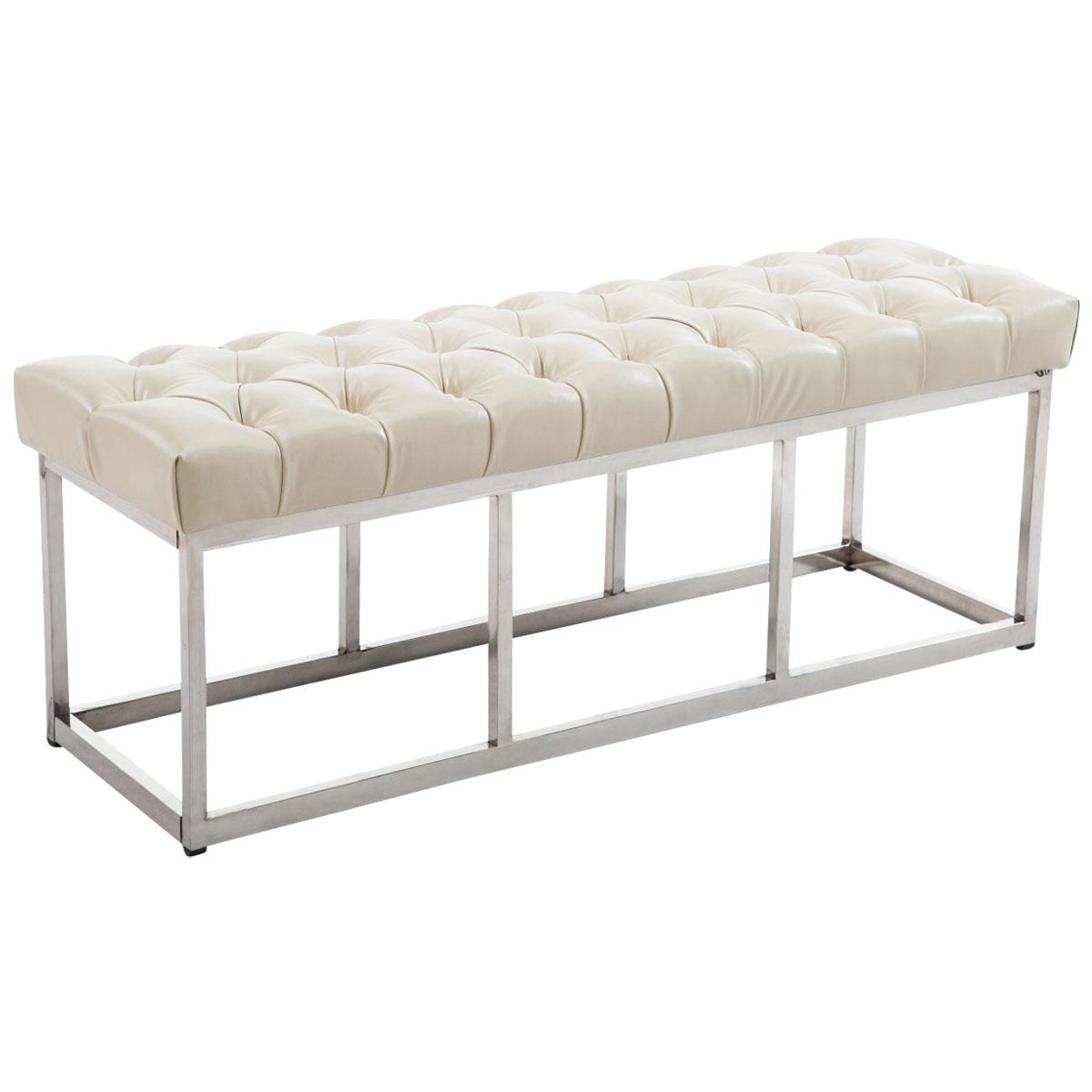 Sitzbank HLO-CP4 Kunstleder E120 ~ creme