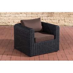 Sessel HLO-CP8 Terrabraun 5mm ~ schwarz