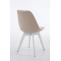 Besucherstuhl HLO-CP2 V2 Wei Stoff ~ creme