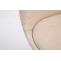 Besucherstuhl HLO-CP2 V2 Wei Stoff ~ creme