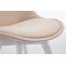 Besucherstuhl HLO-CP2 V2 Wei Stoff ~ creme