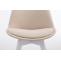 Besucherstuhl HLO-CP2 V2 Wei Stoff ~ creme