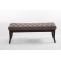 Sitzbank HLO-CP1 Stoff antik-dunkel 120 ~ taupe
