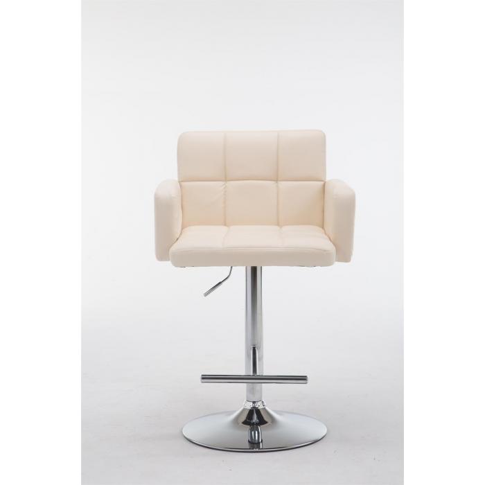 Barhocker HLO-CP69 Kunstleder ~ creme