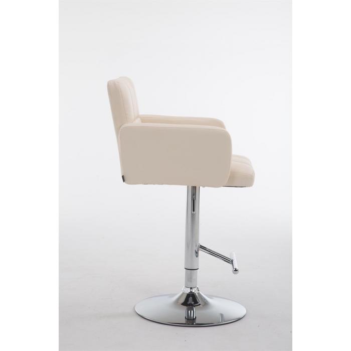 Barhocker HLO-CP69 Kunstleder ~ creme