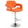 Barhocker Barstuhl Dublin, Kunstleder ~ orange