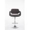 Barhocker HLO-CP15 STOFF ~ dunkelgrau
