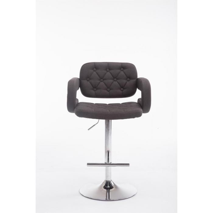 Barhocker HLO-CP15 STOFF ~ dunkelgrau