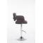 Barhocker HLO-CP15 STOFF ~ dunkelgrau