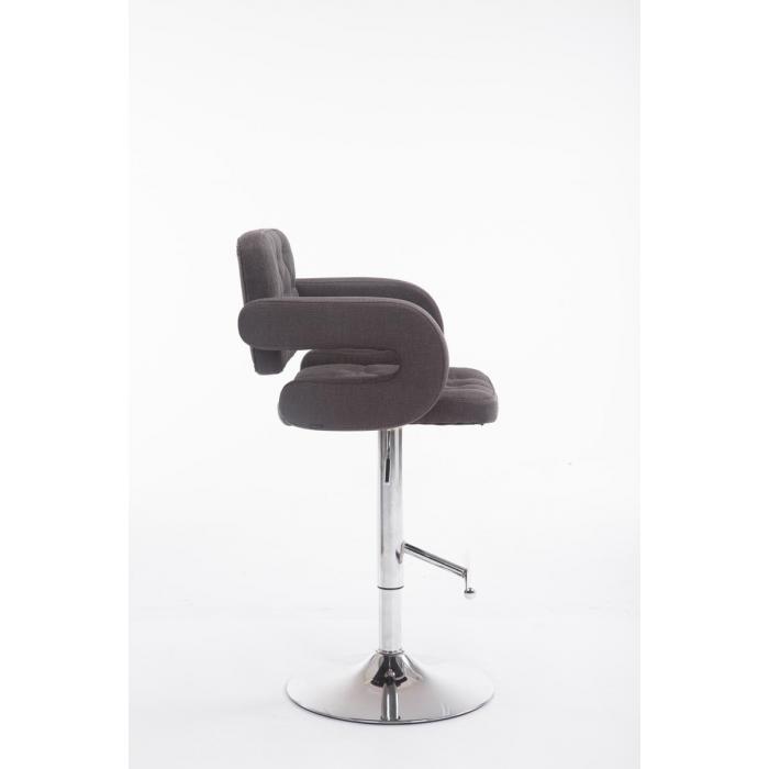 Barhocker HLO-CP15 STOFF ~ dunkelgrau