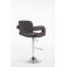 Barhocker HLO-CP15 STOFF ~ dunkelgrau