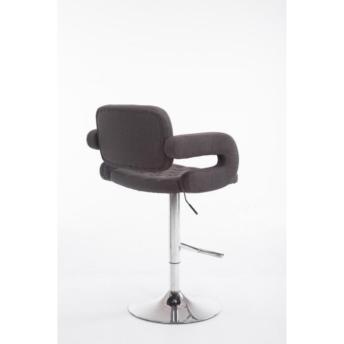 Barhocker HLO-CP15 STOFF ~ dunkelgrau