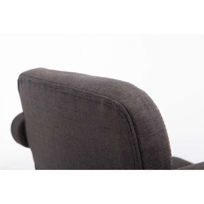 Barhocker HLO-CP15 STOFF ~ dunkelgrau