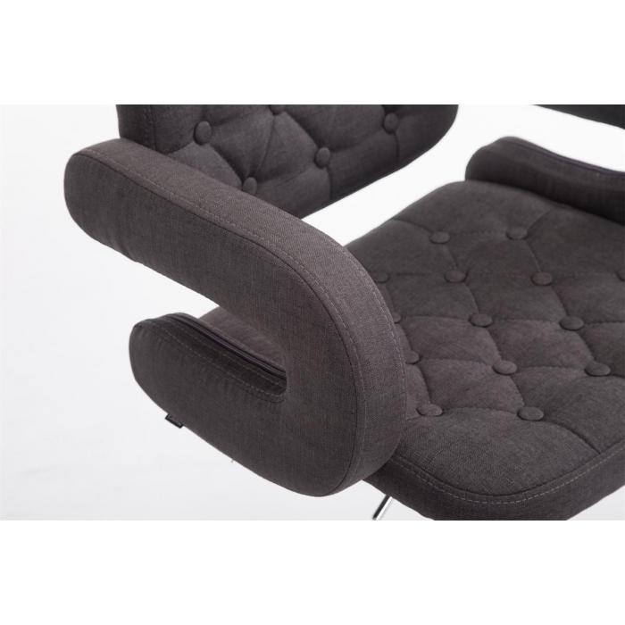 Barhocker HLO-CP15 STOFF ~ dunkelgrau