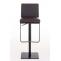 Barhocker HLO-CP44 B Kunstleder ~ braun