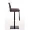 Barhocker HLO-CP44 B Kunstleder ~ braun