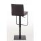 Barhocker HLO-CP44 B Kunstleder ~ braun