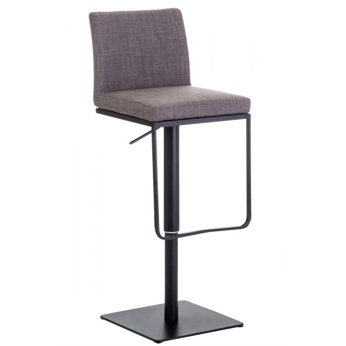 Barhocker HLO-CP44 B Stoff ~ grau