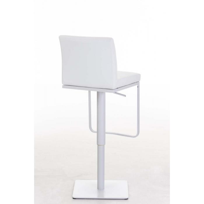 Barhocker HLO-CP44 W Kunstleder ~ wei
