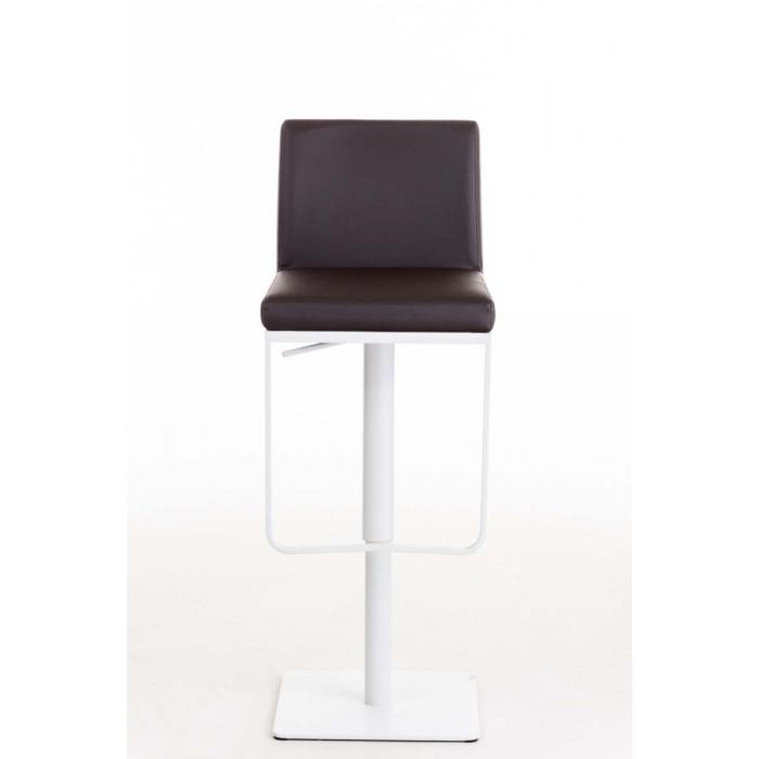 Barhocker HLO-CP44 W Kunstleder ~ braun