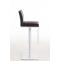 Barhocker HLO-CP44 W Kunstleder ~ braun