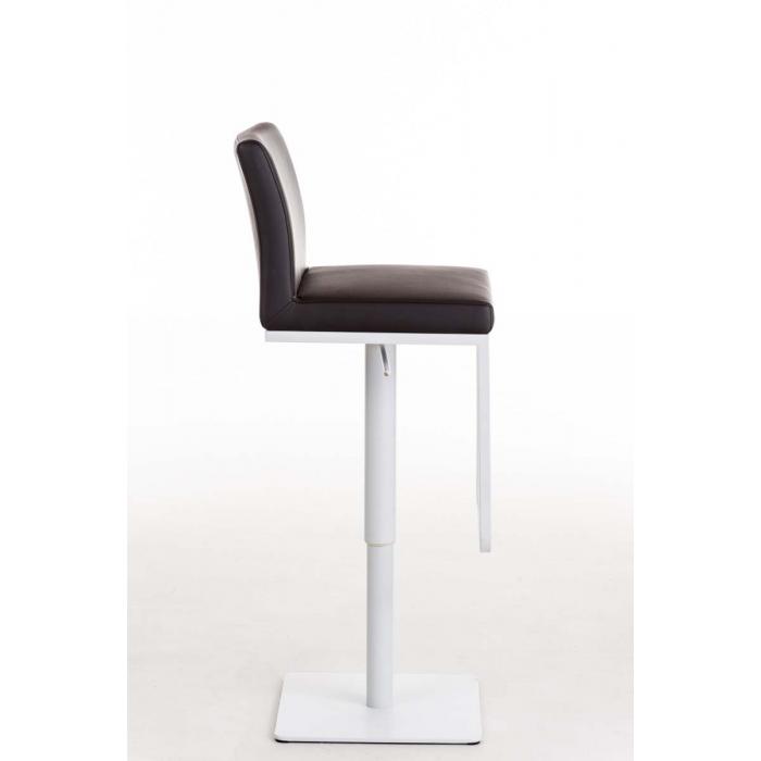Barhocker HLO-CP44 W Kunstleder ~ braun