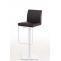 Barhocker HLO-CP44 W Kunstleder ~ braun