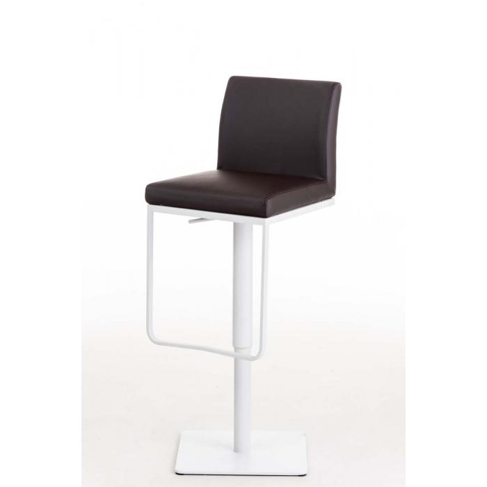 Barhocker HLO-CP44 W Kunstleder ~ braun