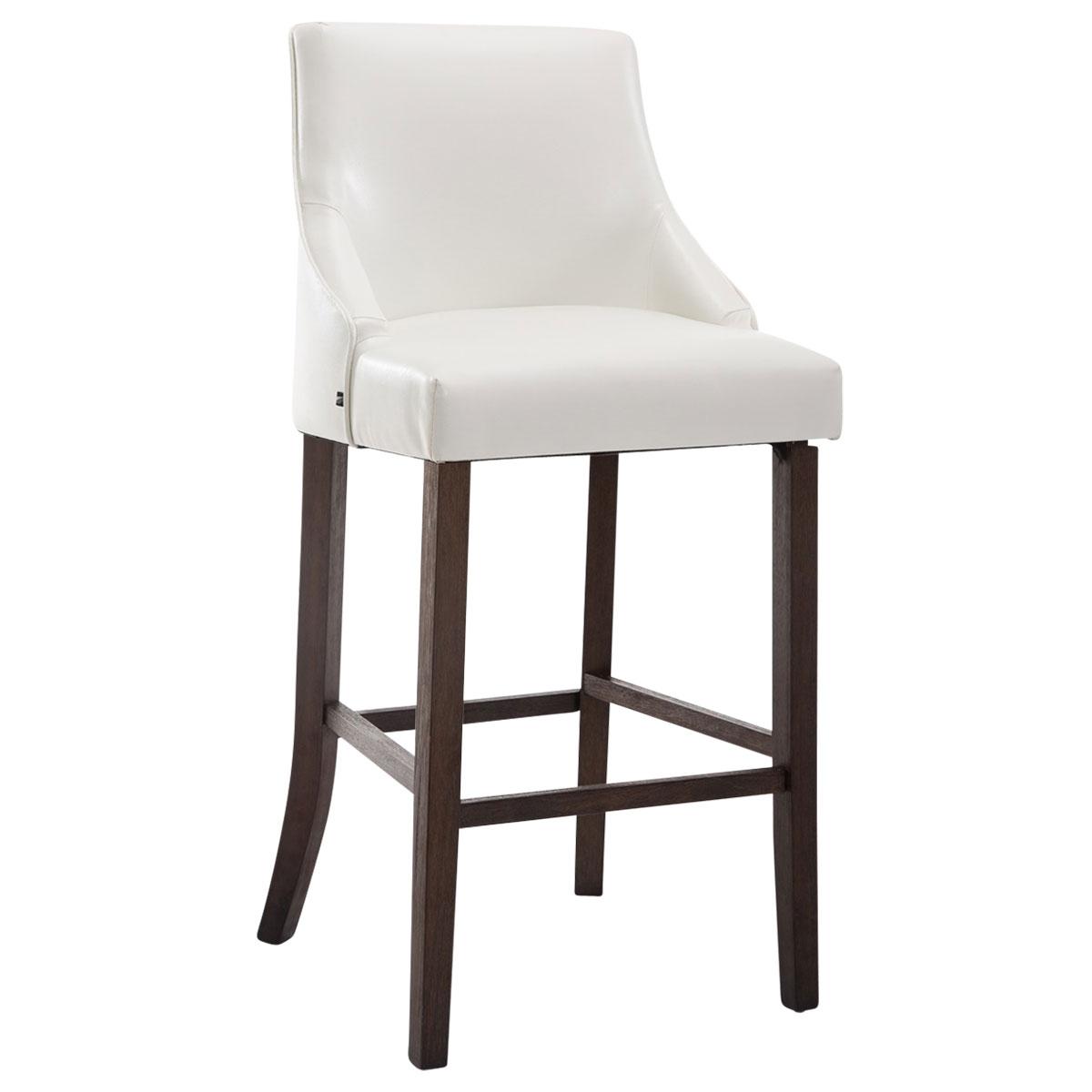 Barhocker HLO-CP66 antik-dunkel ~ wei