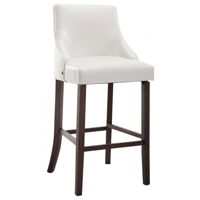 Barhocker HLO-CP66 antik-dunkel ~ wei