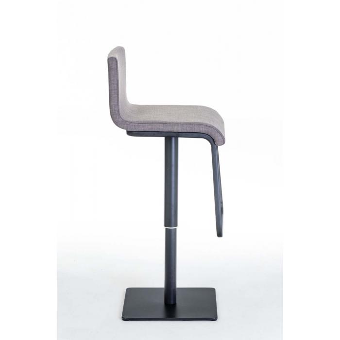 Barhocker HLO-CP32 B Stoff ~ grau