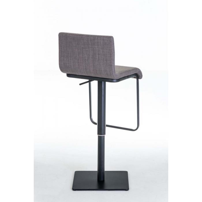 Barhocker HLO-CP32 B Stoff ~ grau
